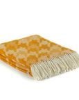 Wolldecke LUCCA gelb