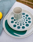 Koziol Connect plate Ø20.5cm MONSTERA DOTS