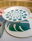 Koziol Connect plate Ø20.5cm MONSTERA DOTS