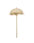 Stehlampe Dome in gold