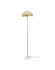 Stehlampe Dome in gold