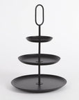Rama Etagere 3-Ebenen schwarz Ø38cm