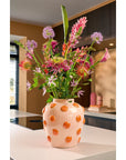 Smiley Vase Orange Ø30cm