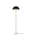 Stehlampe Dome in schwarz