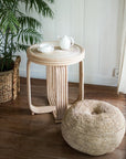 Hocker Sitzsack TELU aus Bast