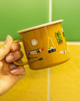 Roadtyping Emaille Tasse Camp Stuff