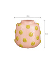Smiley Vase Ocker Ø29cm
