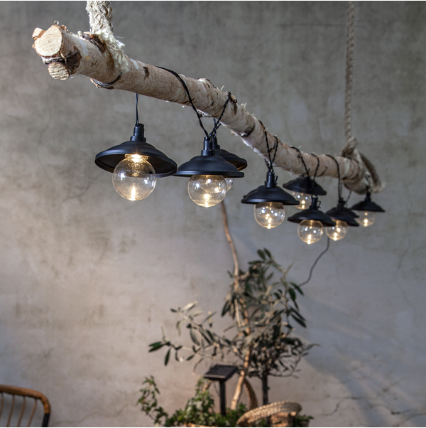 Outdoor Solar Lichterkette Globe Shade