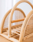 Rattan-Zeitungsständer ALOR