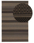 Die geometrischen Muster auf dem Outdoor Teppich Naoto geben dem Look eine klare Linie und glechzeitig hebt er sich vom Design ab. Durch die pflegeleichten Kunststofffasern ist der Teppich ideal für den Campingurlaub im Wohnwagen oder Wohnmobil geeignet | Jetzt kaufen bei Wildnest Glamping