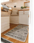 In- & Outdoor Teppich DIEGO black/white