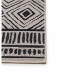 In- & Outdoor Teppich DIEGO black/white