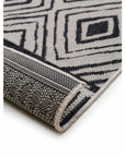 In- & Outdoor Teppich DIEGO black/white