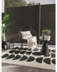 Benuta indoor & outdoor carpet Taro Black/white