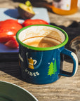 Roadtyping Emaille Tasse Camp Vibes