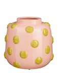 Smiley Vase Ocker Ø29cm