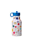 Bioloco Kindertrinkflasche Edelstahl Doodles
