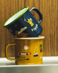Roadtyping Emaille Tasse Camp Vibes