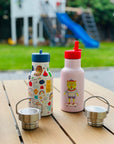 Bioloco Kindertrinkflasche Edelstahl Doodles