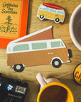 Postkarte gestanzt Camper