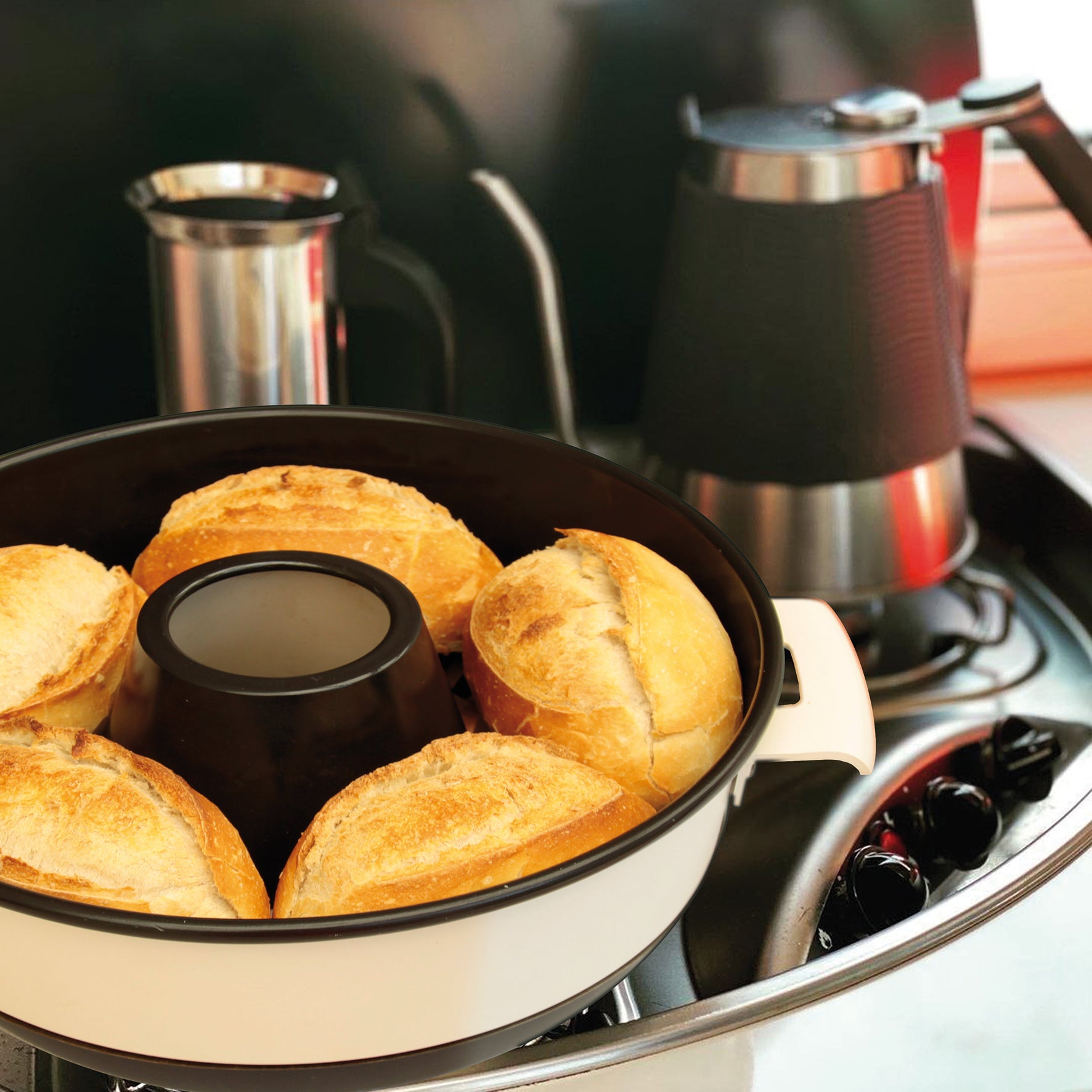 RoadBaker - Mobiler Backofen mit spezial Glasdeckel