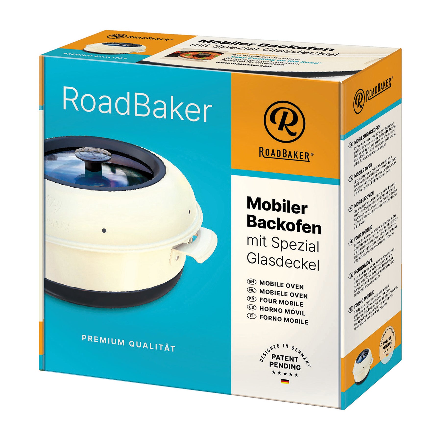 RoadBaker - Mobiler Backofen mit spezial Glasdeckel