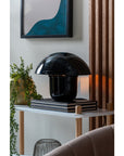 Tischlampe Fat Mushroom - schwarz