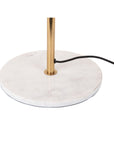 Stehlampe Dome in gold