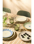 Clayton Breakfast Board, Steingut Geschirr Set von 4