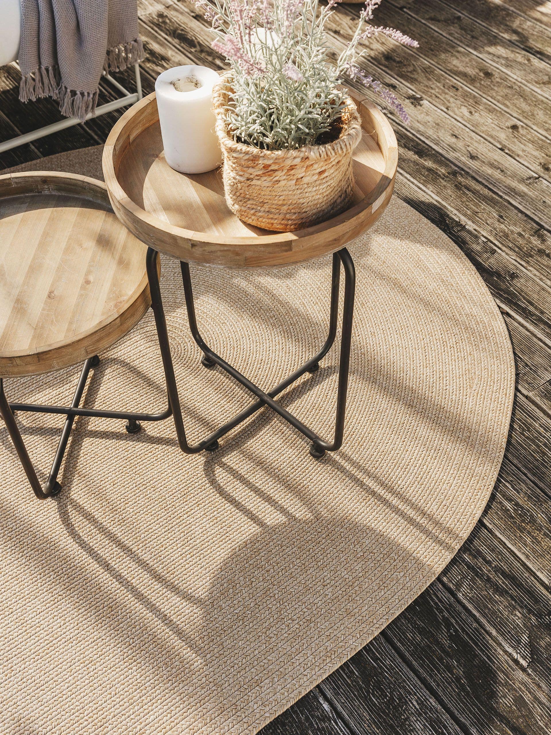 In-& Outdoor Teppich Nandi beige
