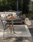 Benuta Outdoor Teppich Metro, grau | Wohnmobil Ausstattung | Wildnest Glamping