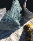 Bloomingville Kuscheldecke mit Fransen aus recycelter Baumwolle, grau | Wohnmobil Ausstattung | Wildnest Glamping