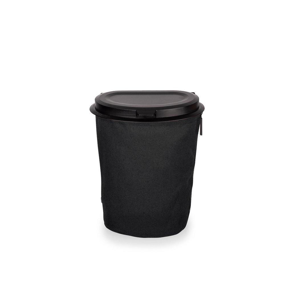 Der Flextrash 3L in schwarz ist ein toller Begleiter für die Campingreise. Ein schöner und gleichzeitig nachhaltiger Mülleimer für die Reise im Camper | Jetzt kaufen bei Wildnest Glamping