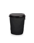 Der Flextrash 3L in schwarz ist ein toller Begleiter für die Campingreise. Ein schöner und gleichzeitig nachhaltiger Mülleimer für die Reise im Camper | Jetzt kaufen bei Wildnest Glamping