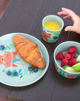 Das Kozio Connect Kids 3er Set mit dem Indianer Fuchs als Motiv ist robust, leicht und stapelbar und verzeiht auch mehrfache Saltos vom Esstisch | Jetzt kaufen bei Wildnest Glamping
