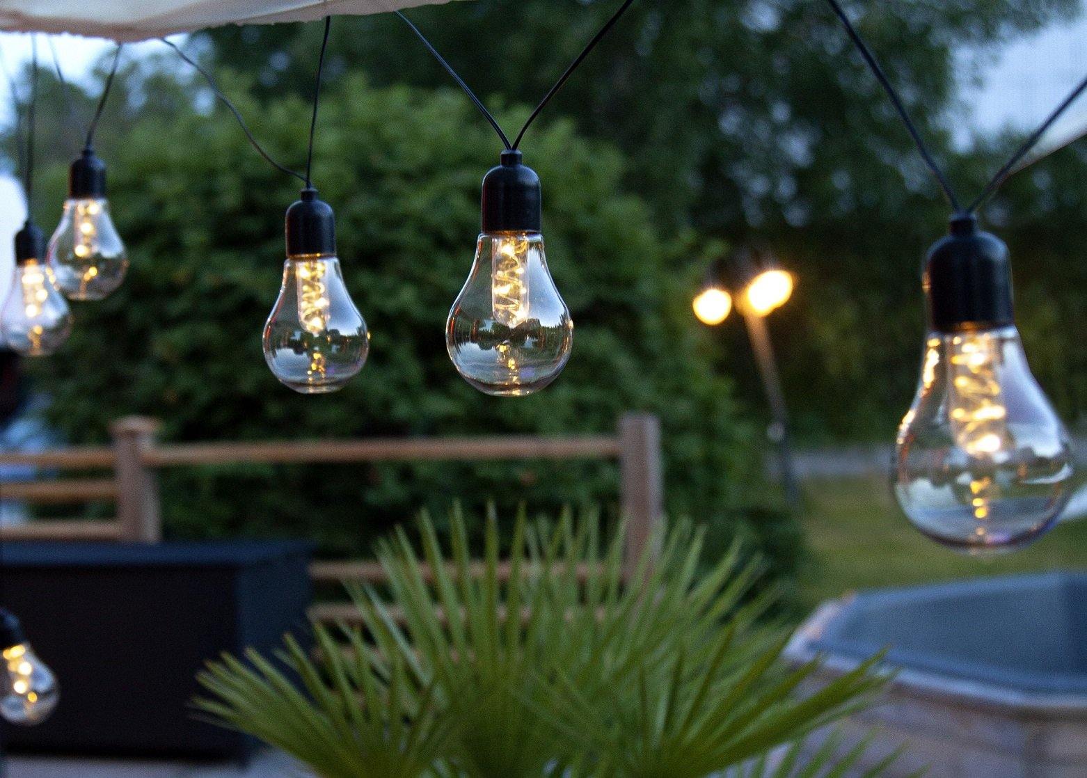 Outdoor batteriebetriebene LED Lichterkette