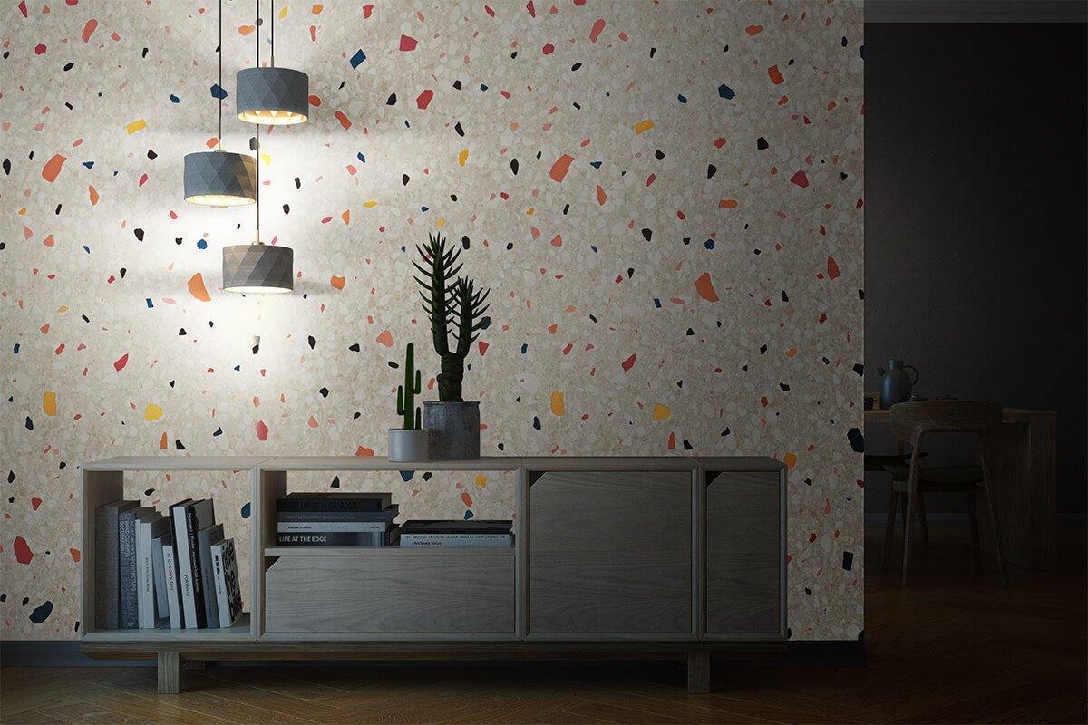Resimdo Colored Terrazzo Folie  | Wohnmobil Ausstattung |  Wildnest Glamping