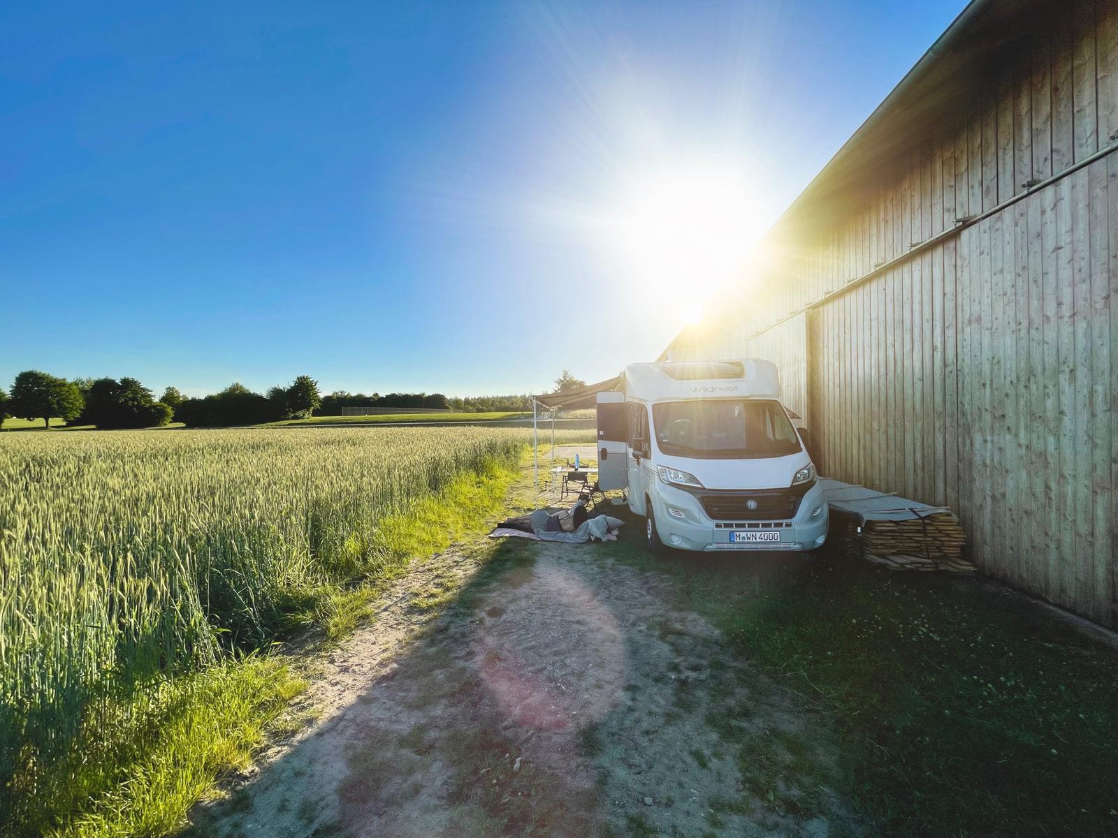 Stellplatz Tipp für den Campingurlaub auf einem Alpakahof