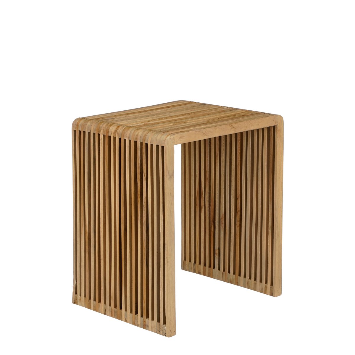 Yonker Beistelltisch 3er-Set recyceltes Holz