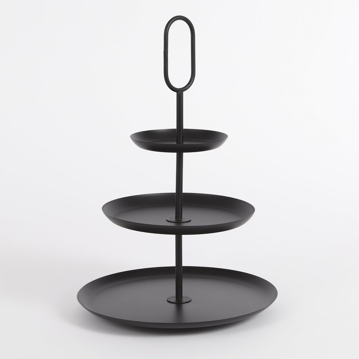 Rama Etagere 3-Ebenen schwarz Ø38cm