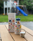 Bioloco Kindertrinkflasche Edelstahl Doodles