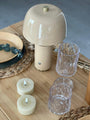 LED Teelicht "Flamme Flow T-Light" im 2er Set, beige