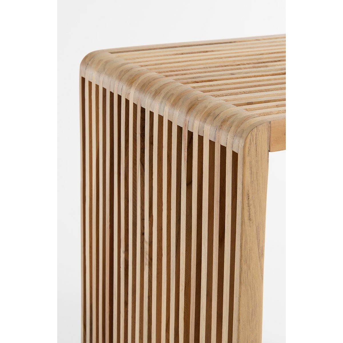 Yonker Beistelltisch 3er-Set recyceltes Holz