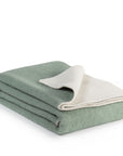 Kuscheldecke aus Wolle COOL MINT