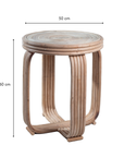 Rattan-Beistelltisch KANTHI