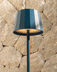 Wouter kabellose Tischlampe Delfterblau