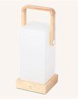 Harper kabellose Holzlampe Hellbraun