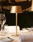 Milou kabellose Tischlampe Gold