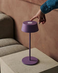 Hugo kabellose Tischlampe Violet