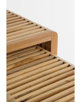 Yonker Beistelltisch 3er-Set recyceltes Holz